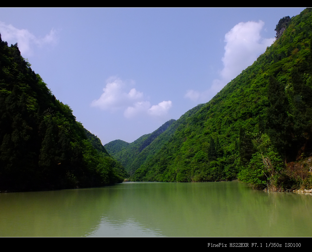 渠县“小九寨”（琅琊龙门峡）的山水