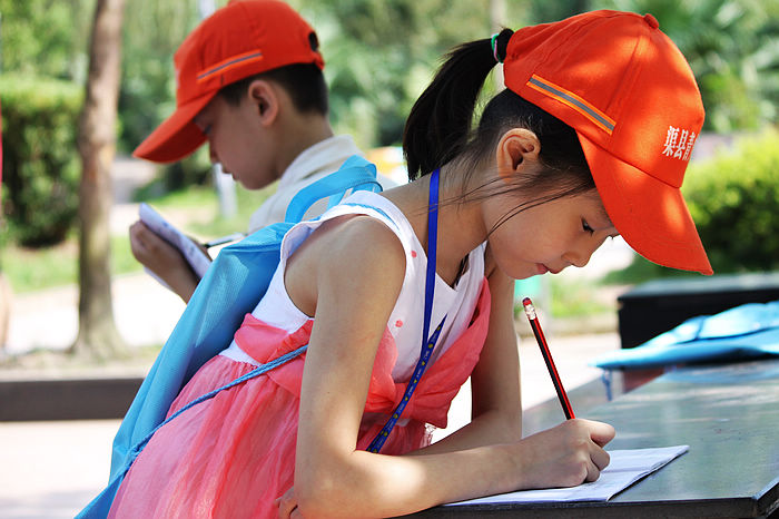 渠县青少年校外活动中心小记者训练营文学采风活动