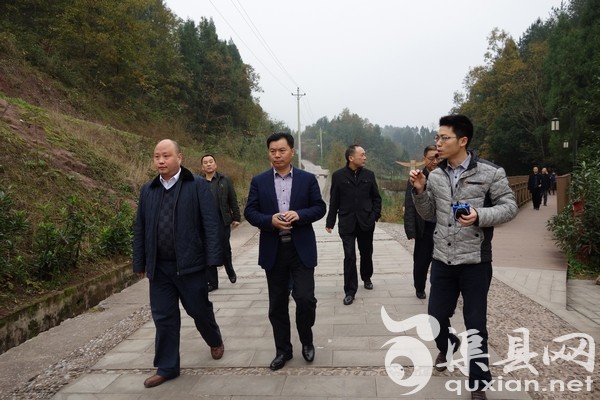 县政协领导赴宣汉县考察乡村旅游发展工作