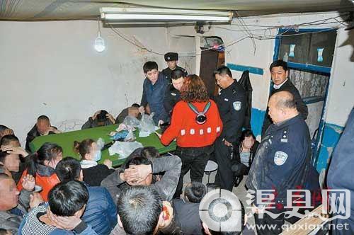 大庆警方端掉地下赌博窝点 民警抓31名涉赌人员