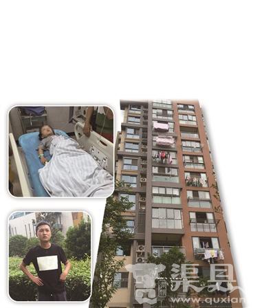 南京6岁女孩7楼坠落后生还 泥泞草地救命