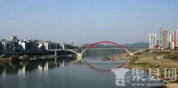 渠县的地标性建筑，渠江上桥取个响亮的名字！