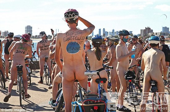 墨尔本举行2016年世界裸骑活动，也是最后一届