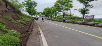 渠县公路事业发展中心积极整治边坡垮塌