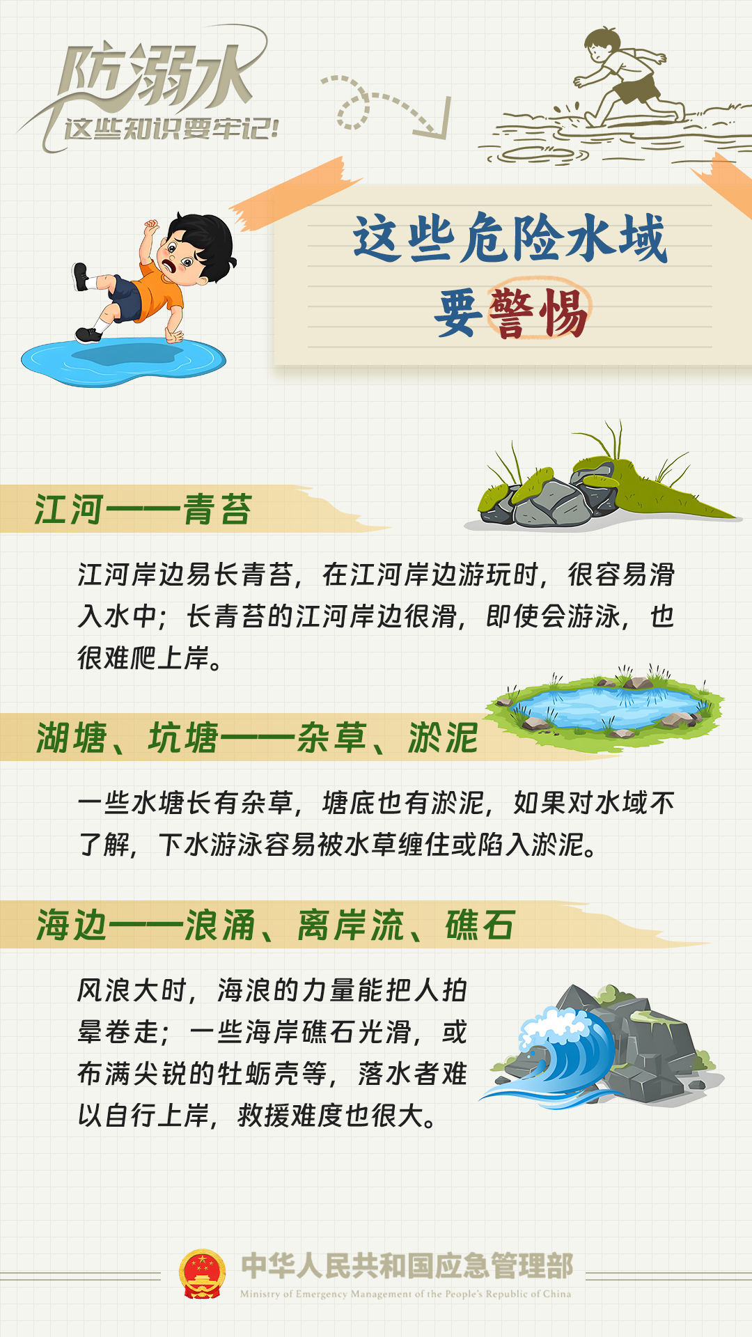 防溺水 | 严防悲剧发生！世界预防溺水日，这些知识要记牢！
