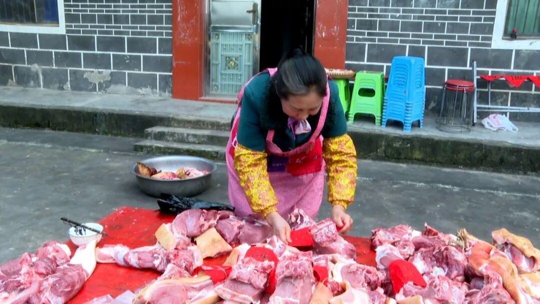 渠县：“杀年猪送年肉”习俗里的乡土温情
