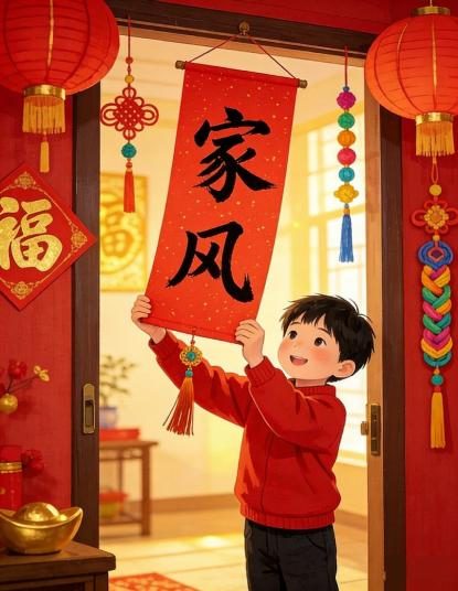 春节团圆时 家风共传承