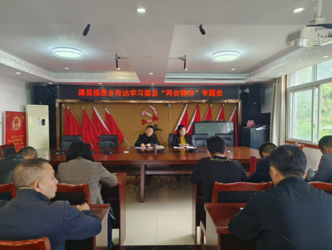 报恩乡召开专题会议传达学习贯彻县两会精神