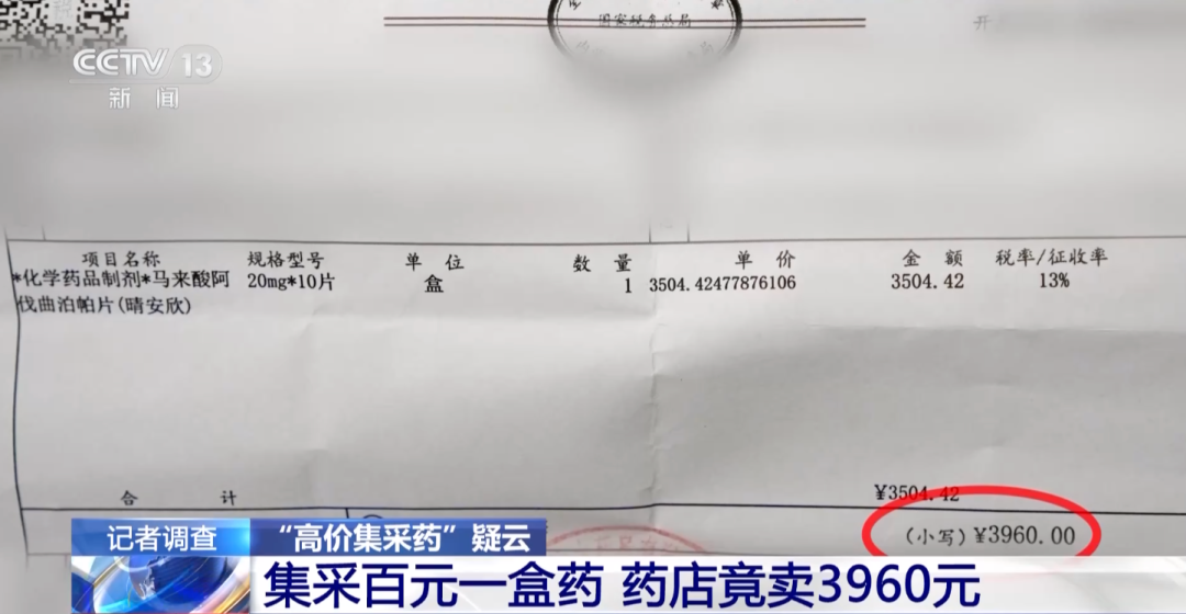 百元一盒集采药，药店售价高达数千元！近40倍价差从何来？