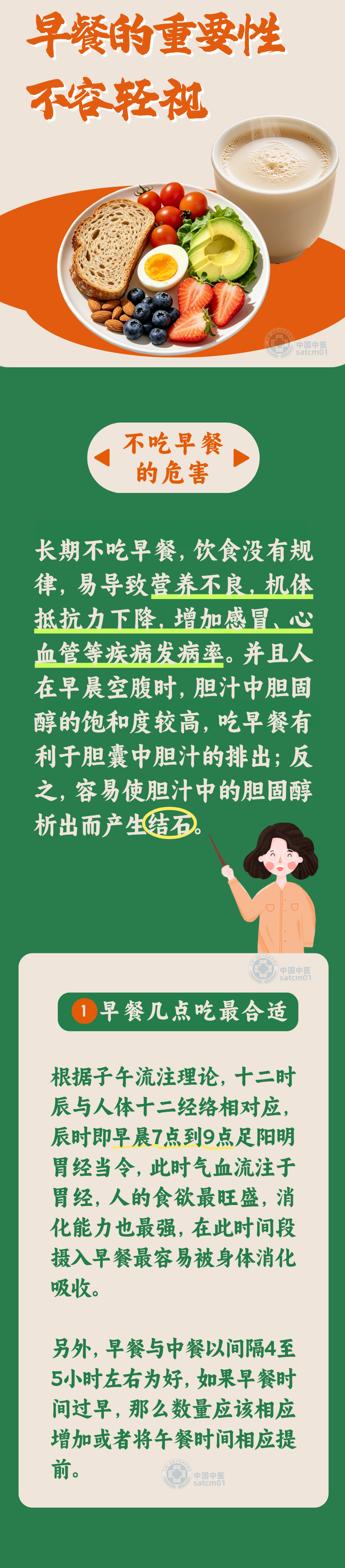 【健康养生】吃对早餐，养好一天的“底子”!这份早餐指南请收好~