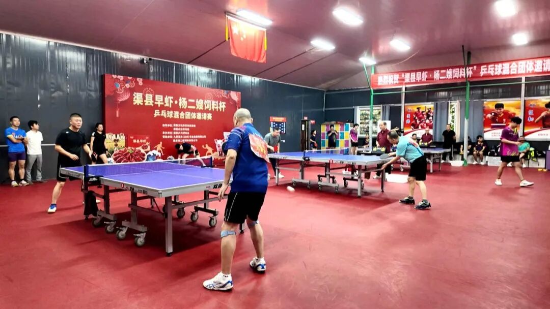 新闻侧记：川渝球友聚渠县 乒乓助力产业推介