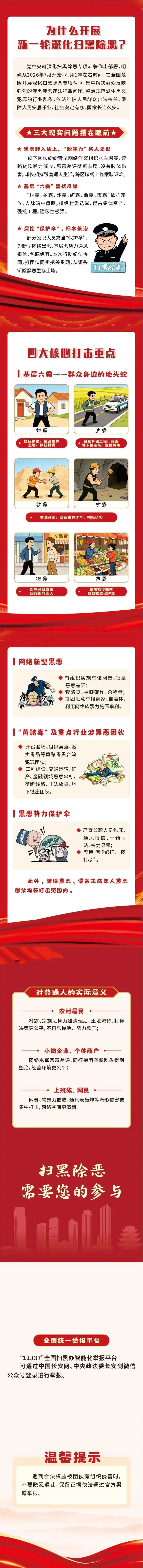 深化扫黑除恶在行动丨2026深化扫黑除恶专项斗争全面启动 一文读懂全部重点！